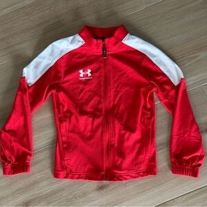 Under Armour Kids Red and White Jacket
